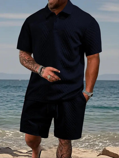 The "Como" Waffle Resort Set | Comfort Stretch & Zero-Iron