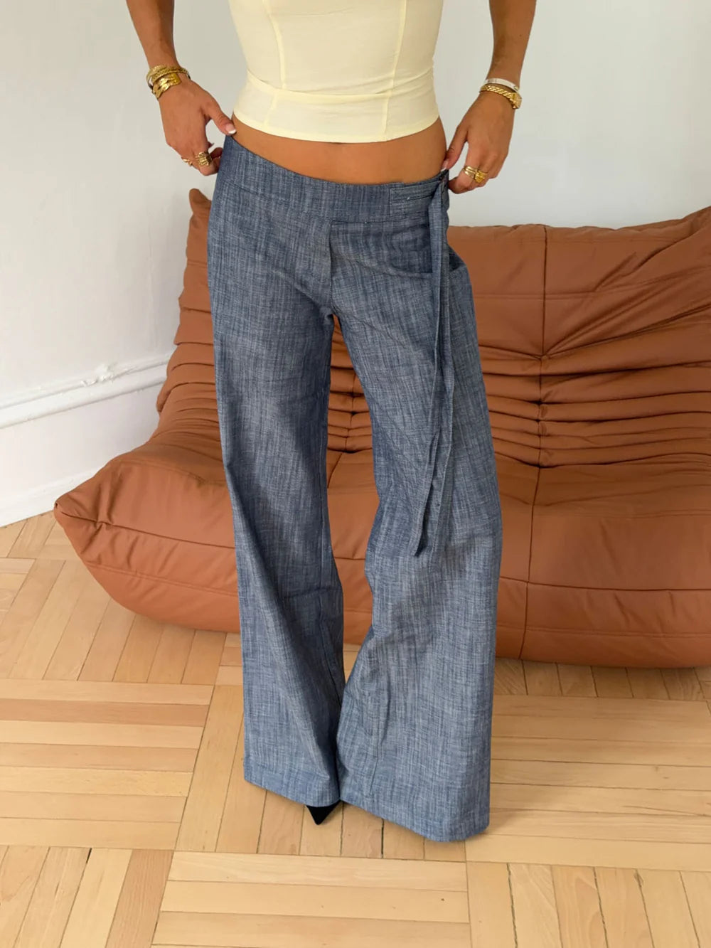 JEANS ELEGANCE WITH BELT