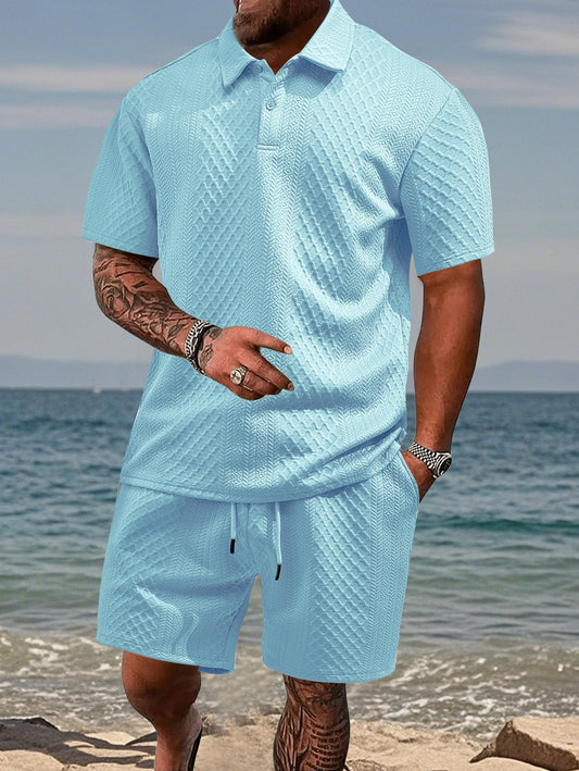 The "Como" Waffle Resort Set | Comfort Stretch & Zero-Iron