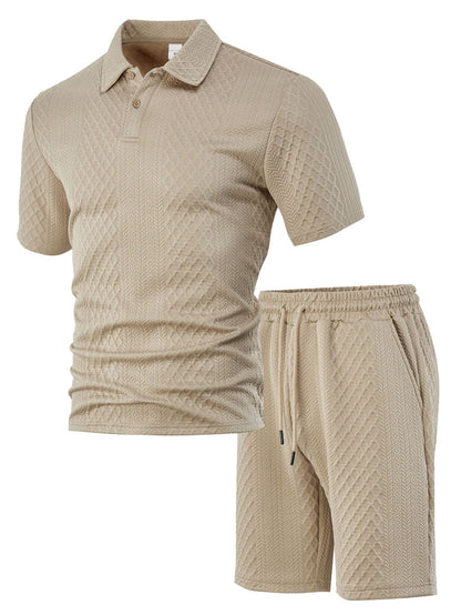 The "Como" Waffle Resort Set | Comfort Stretch & Zero-Iron